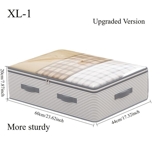 Large Under-Bed Storage Organiser Bag with Clear Window – Caravan & Motorhome