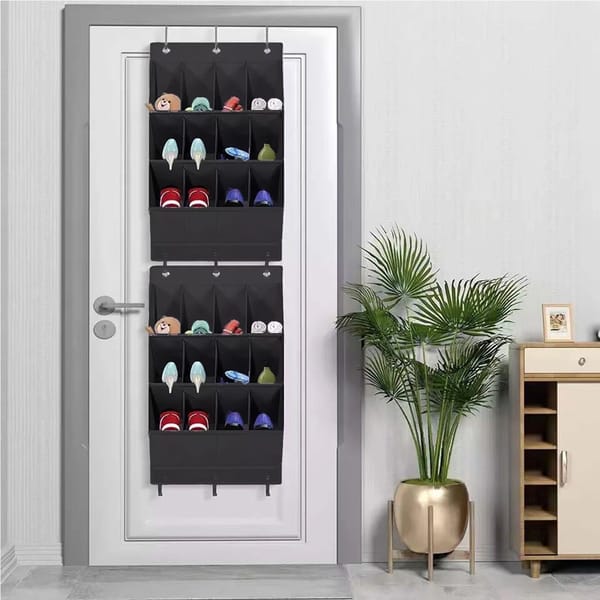12-Pocket  Hanging Organiser, Non-Woven Fabric – Caravan & Motorhome